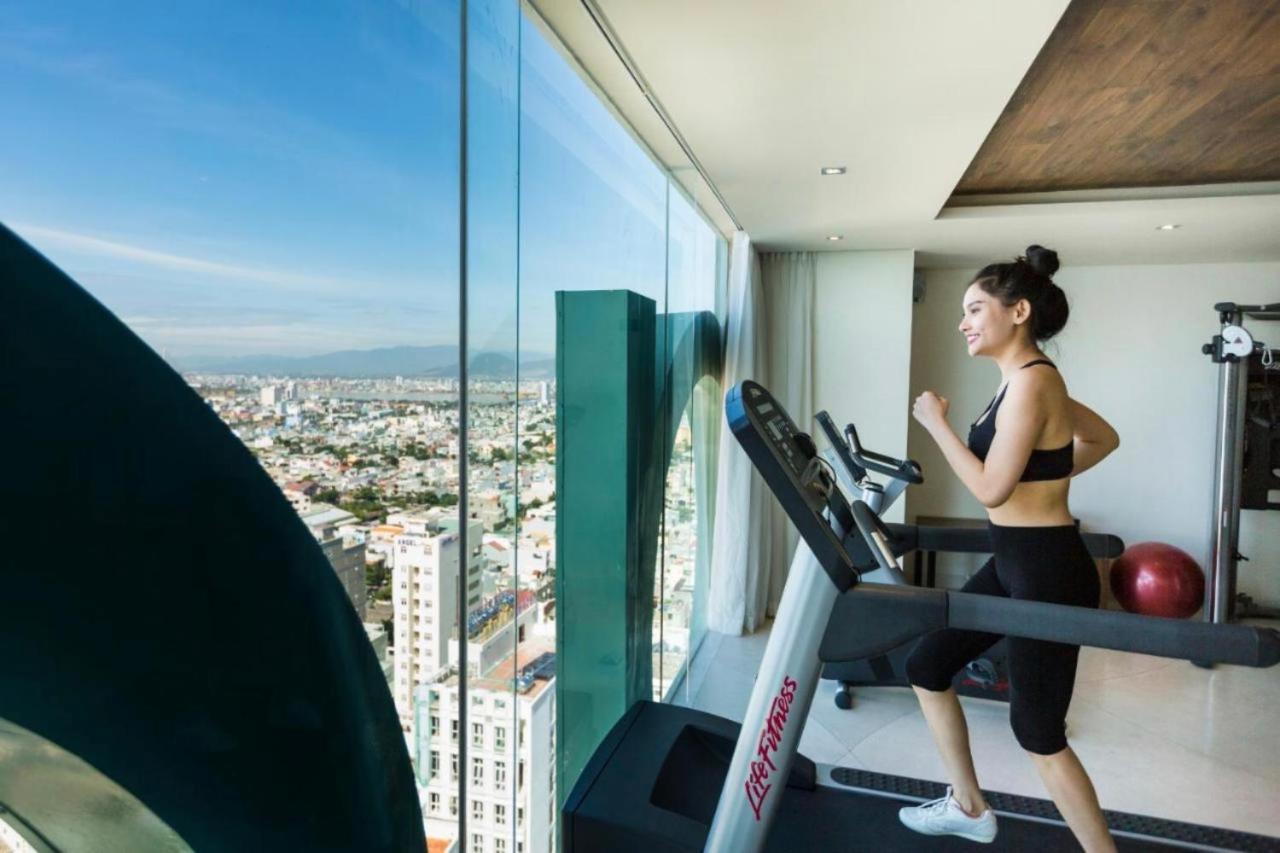 Stunning Apartments Across My Khe Beach ! Rooftop Pool & Gym Da Nang Eksteriør bilde